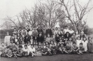 Alumnos del Colegio Bernardo O´Higgins de Purranque en el año 1947.