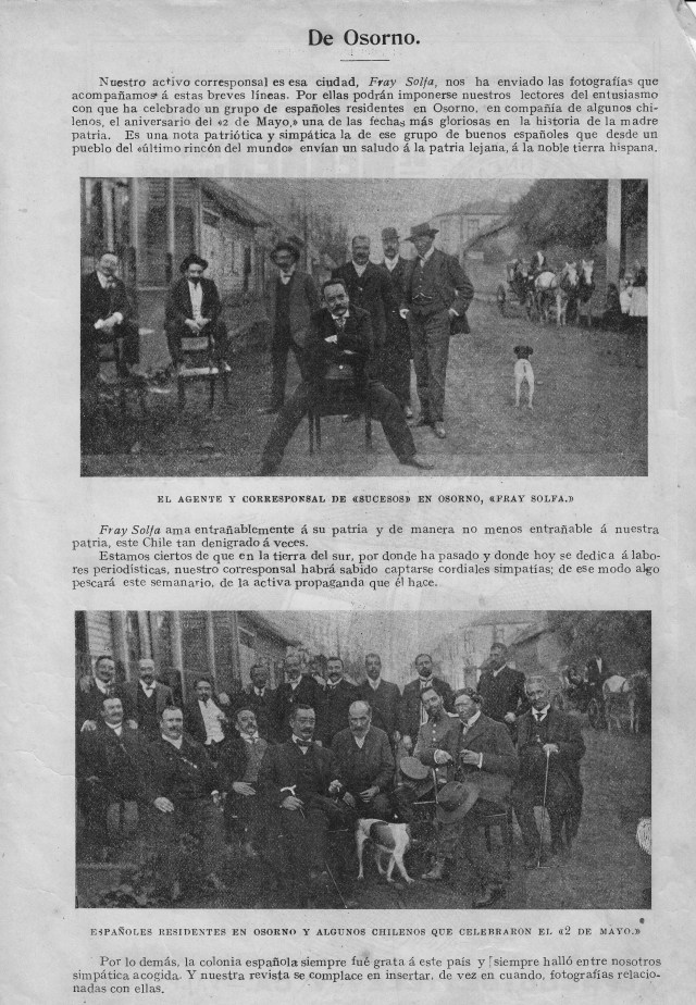 Españoles residentes en Osorno celebran el aniversario del Levantamiento del 2 de Mayo
