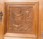 Puerta derecha de un estante