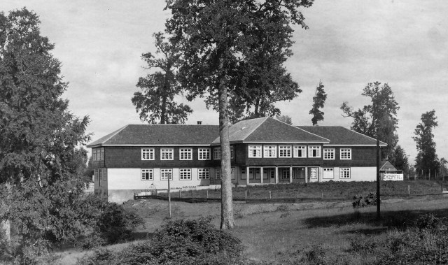 Año 1948, el hospital de Purranque recién inaugurado.